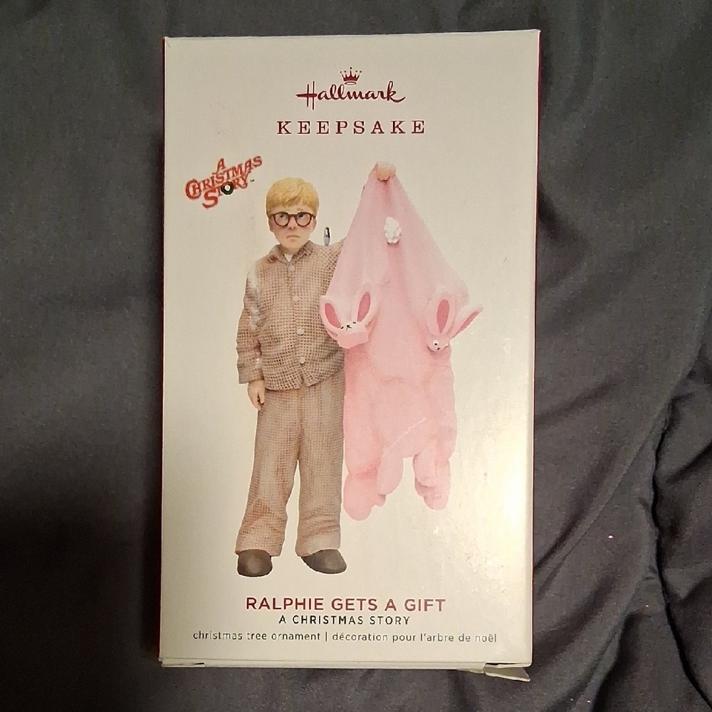 Hallmark Keepsake Ralphie in Pink Bunny Suit Ornament